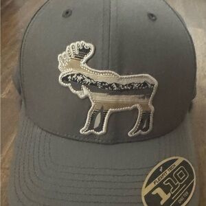 Columbia Charcoal Moose Embroidered Hat